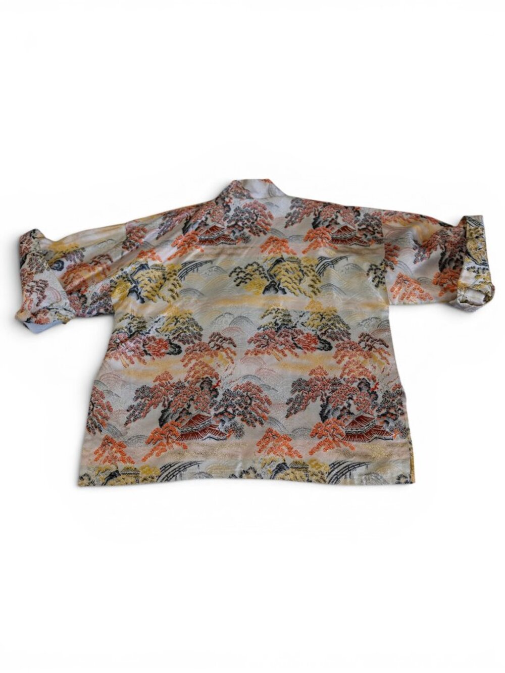 Vintage Silk Brocade Haori Jacket * Modern L–XL - Picture 3 of 11